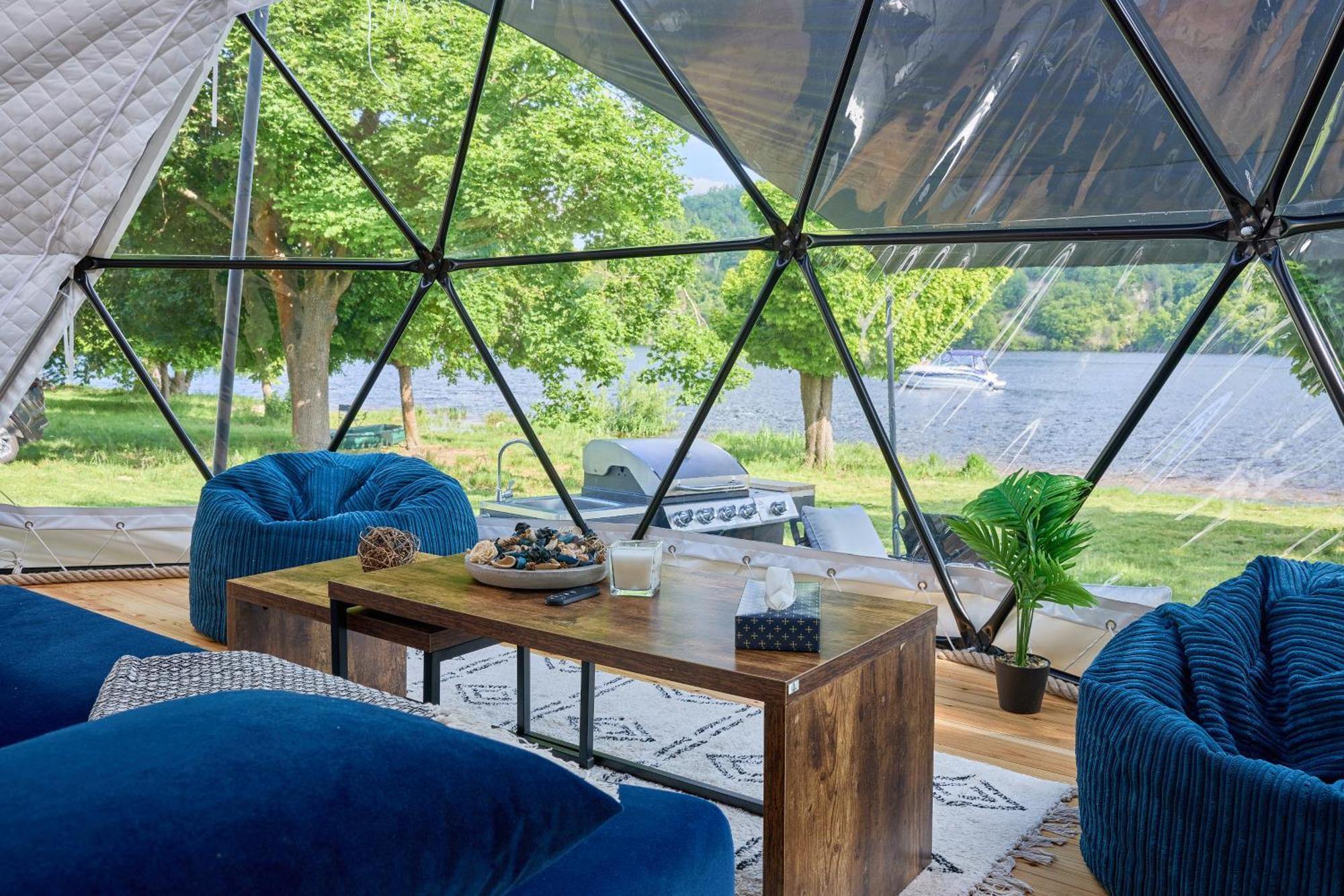 Glamping Slapy Hotel Bagian luar foto